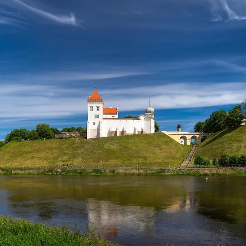 Stary zamek w Hrodnie na Białorusi