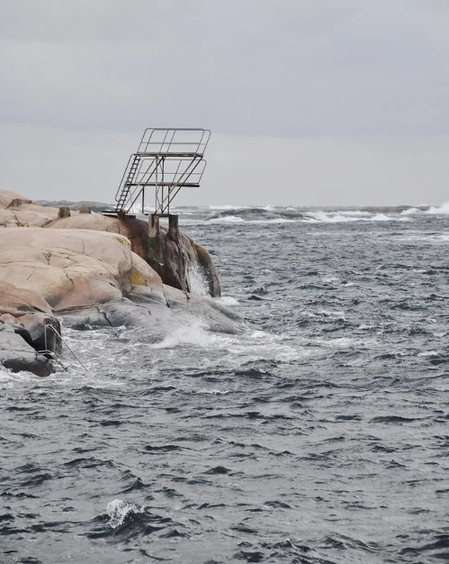 Sceniczny widok morza na tle nieba